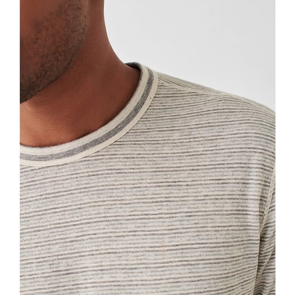 - Faherty Cloud Long Sleeve Reversible Tee. New - image 8